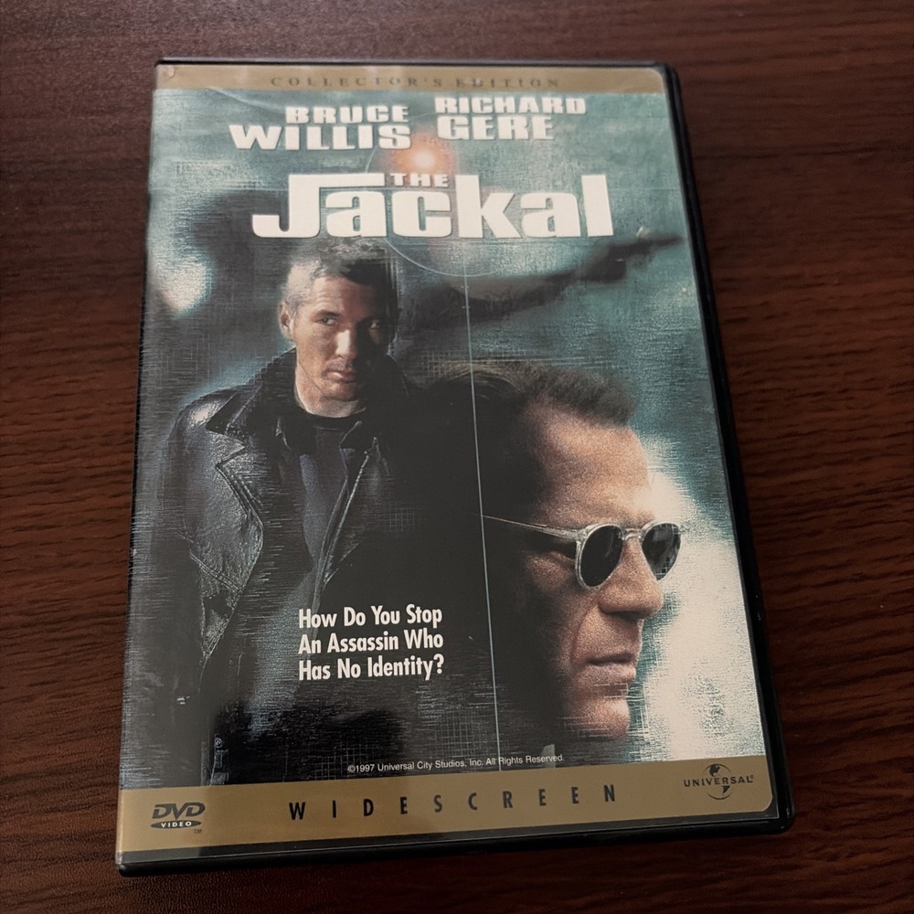 The Jackal DVD Bruce Willis Richard Gere Action Movie